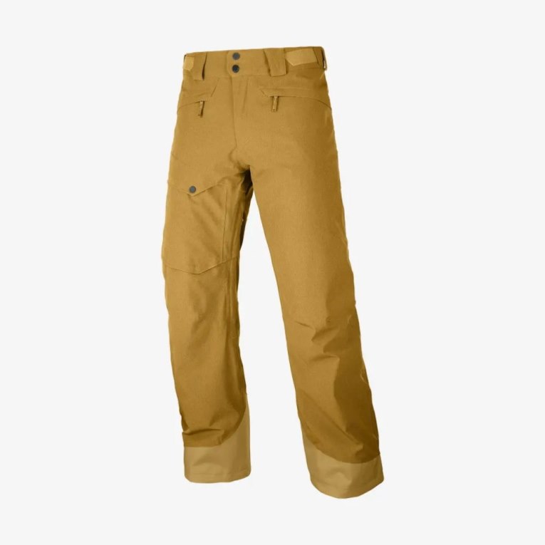 Calça De Esqui Salomon Untracked Masculino Marrom | PT H38274